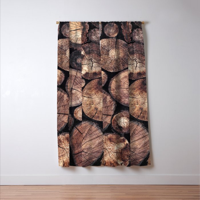 The Wood Holds Many Spirits Window Curtain Gallery Image 3