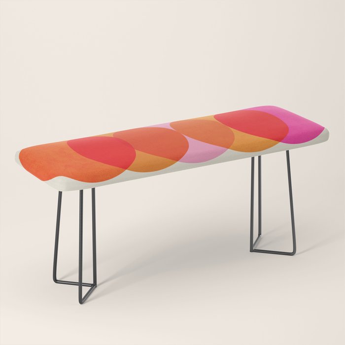 Abstraction_COLOUR_CIRCLES_001 Bench Gallery Image 1