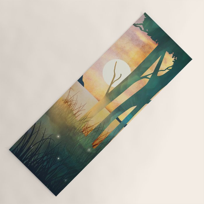 Autumn Evening Yoga Mat Gallery Image 1