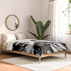 The Great Wave Black and White Inverse Comforter Gallery Image 2