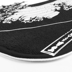 The Great Wave Black and White Inverse Bath Mat Gallery Image 3