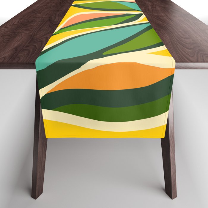 Celebration / Abstract Botanical Series Table Runner Gallery Image 1