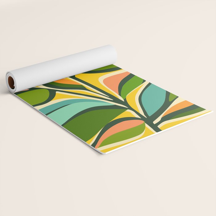 Celebration / Abstract Botanical Series Yoga Mat Gallery Image 2