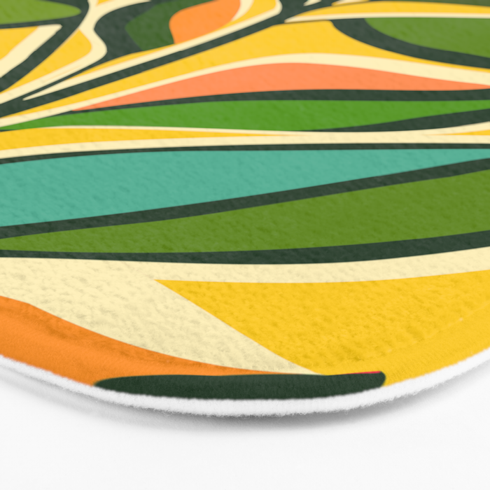 Celebration / Abstract Botanical Series Bath Mat Gallery Image 3
