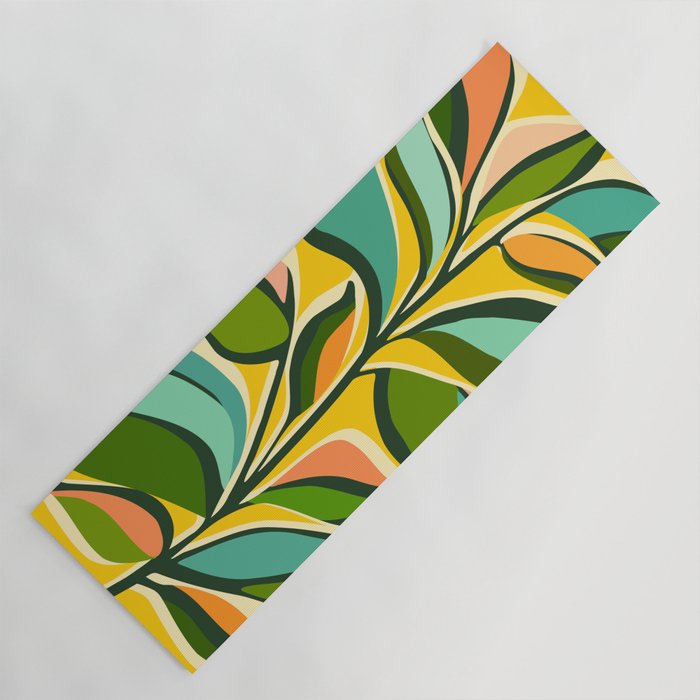 Celebration / Abstract Botanical Series Yoga Mat Gallery Image 1