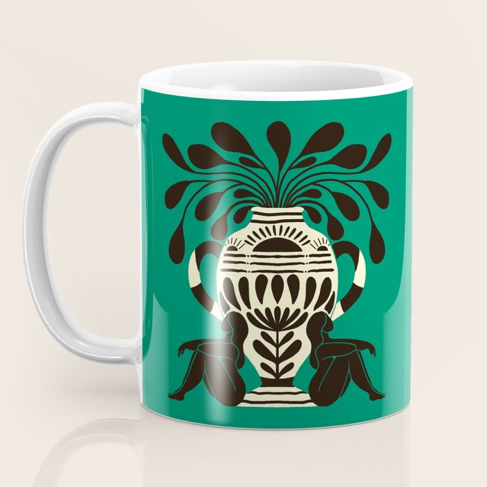 Greco Ladies and Vase Coffee Mug Gallery Image 3