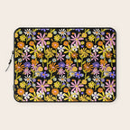 Flower Power Dark Laptop Sleeve Gallery Image 1