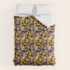 Flower Power Dark Duvet Cover Gallery Image 6