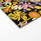 Flower Power Dark Welcome Mat Gallery Image 2