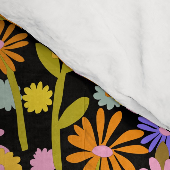 Flower Power Dark Comforter Gallery Image 4