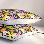 Flower Power Dark Pillow Sham Gallery Image 3