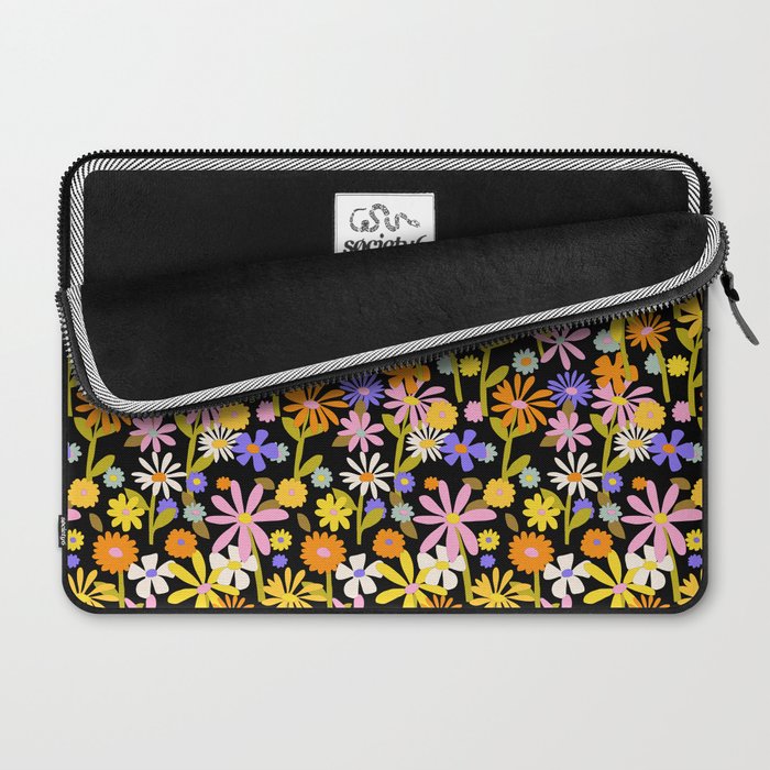 Flower Power Dark Laptop Sleeve Gallery Image 2