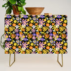 Flower Power Dark Credenza Gallery Image 1