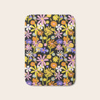 Flower Power Dark Bath Mat Gallery Image 1