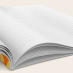 Earth Mod Abstract Sun Orange Notebook Gallery Image 2