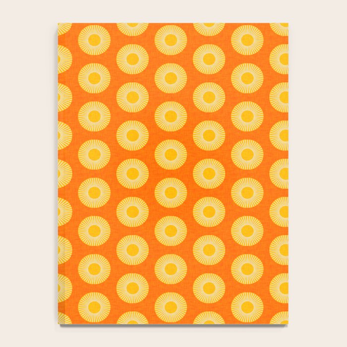Earth Mod Abstract Sun Orange Notebook Gallery Image 4