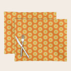 Earth Mod Abstract Sun Orange Placemat Gallery Image 1