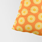 Earth Mod Abstract Sun Orange Pillow Sham Gallery Image 4