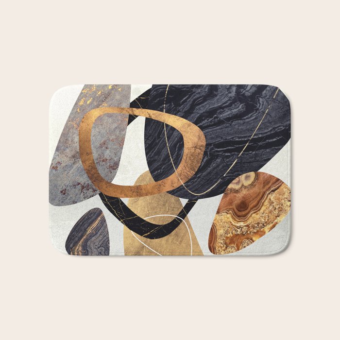 Abstract Pebbles III Bath Mat Gallery Image 1