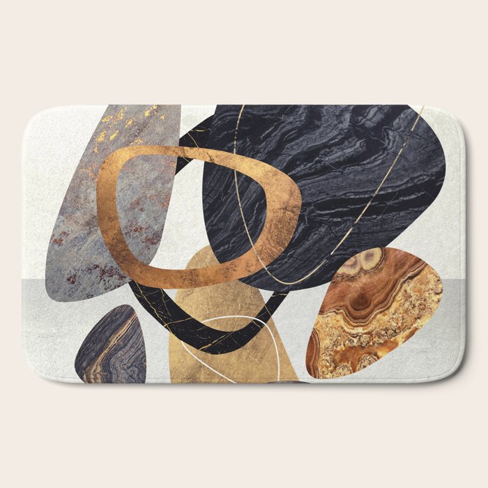 Abstract Pebbles III Bath Mat Gallery Image 2