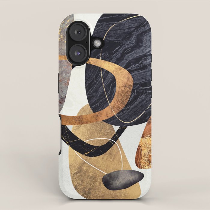 Abstract Pebbles III iPhone Case Gallery Image 1