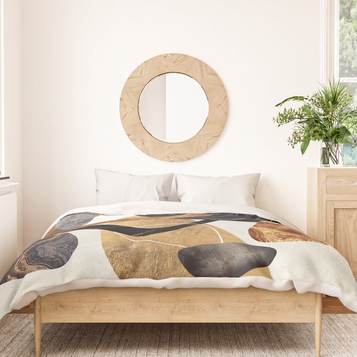 Abstract Pebbles III Duvet Cover Gallery Image 3