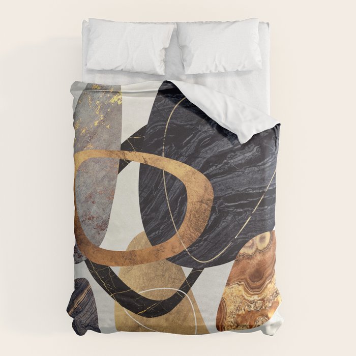 Abstract Pebbles III Duvet Cover Gallery Image 1
