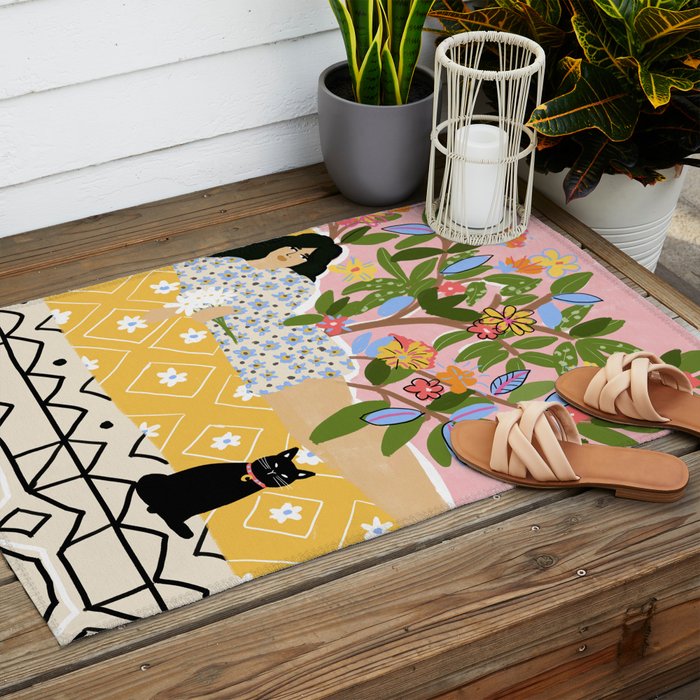 Paint Me Like One of Your French Ladies Outdoor Rug Gallery Image 2