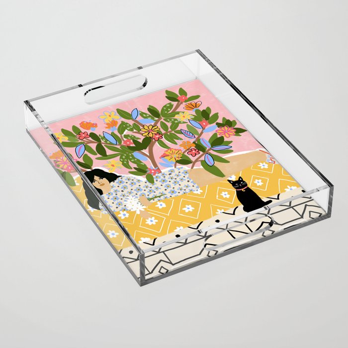 Paint Me Like One of Your French Ladies Acrylic Tray Gallery Image 1