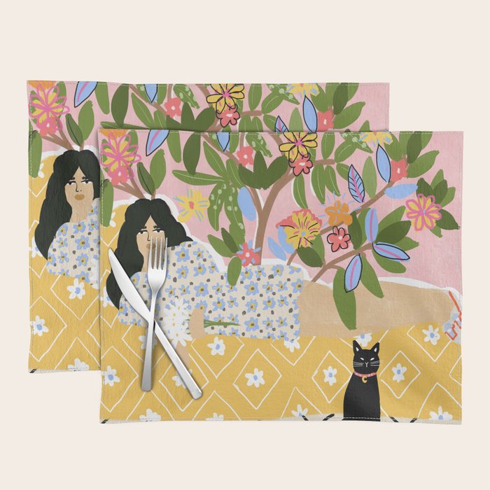 Paint Me Like One of Your French Ladies Placemat Gallery Image 1