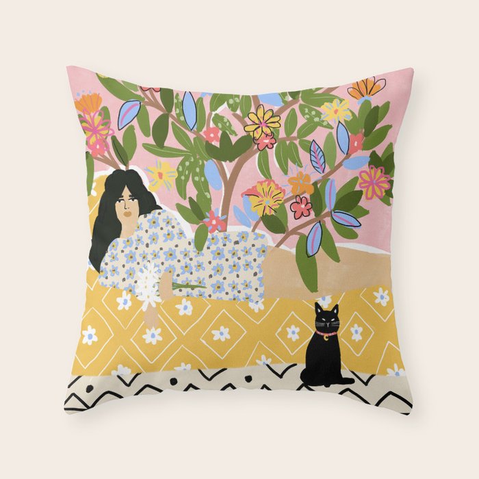 Paint Me Like One of Your French Ladies Throw Pillow Gallery Image 6