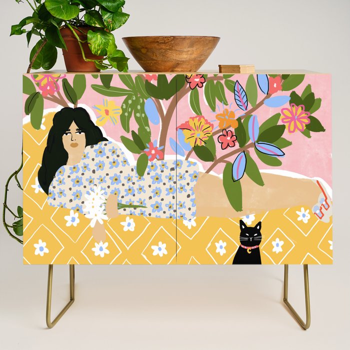 Paint Me Like One of Your French Ladies Credenza Gallery Image 1