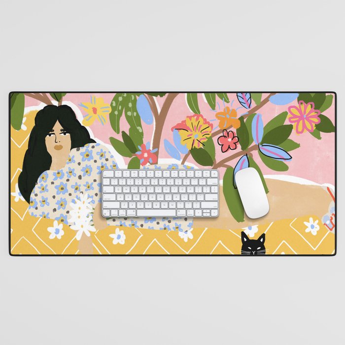 Paint Me Like One of Your French Ladies Desk Mat Gallery Image 1