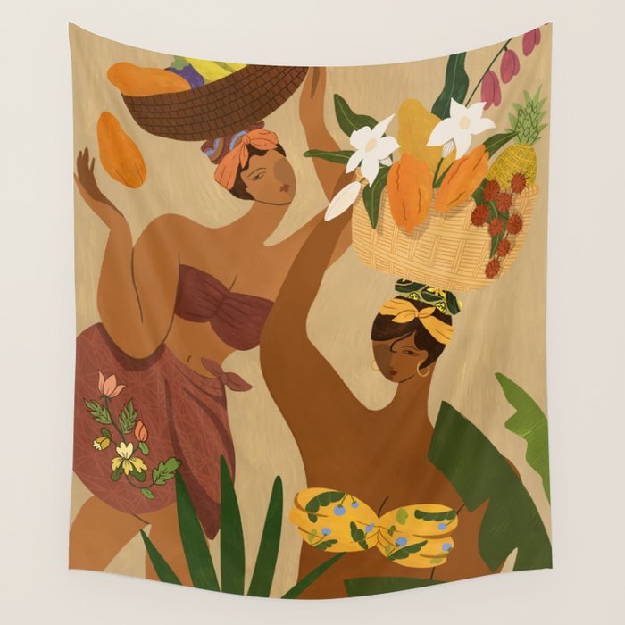Opps I dropped my Papaya Wall Tapestry Gallery Image 1