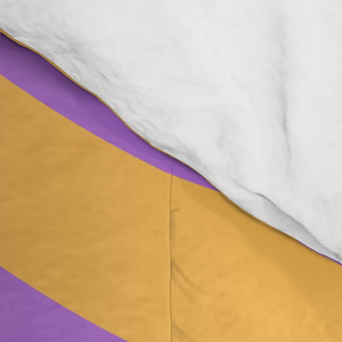 Wavy Stripes in Green, Pink, Purple & Yellow Comforter Gallery Image 4