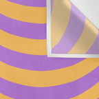 Wavy Stripes in Green, Pink, Purple & Yellow Wall Tapestry Gallery Image 3