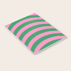 Wavy Stripes in Green, Pink, Purple & Yellow Notebook Gallery Image 3