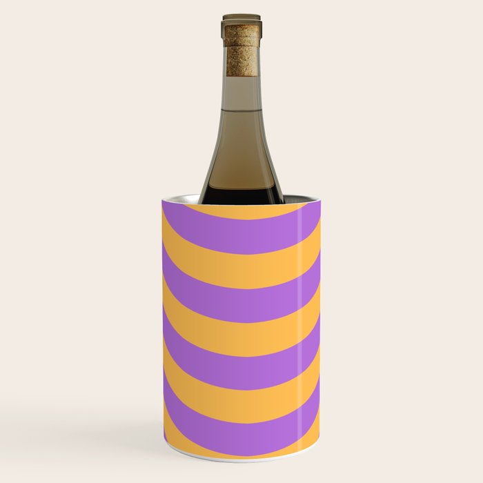 Wavy Stripes in Green, Pink, Purple & Yellow Wine Chiller Gallery Image 3