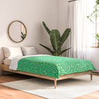 Colorful abstract fun line doodle art pattern Comforter Gallery Image 2