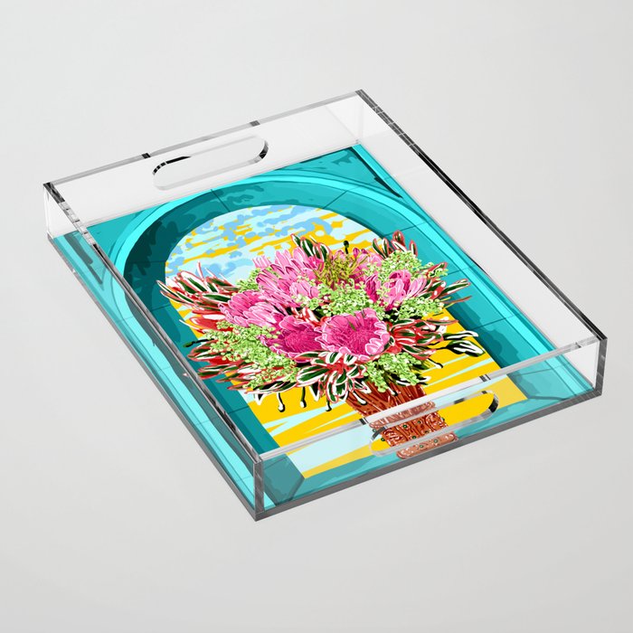 The Good Vibes Flower Pot Acrylic Tray Gallery Image 1