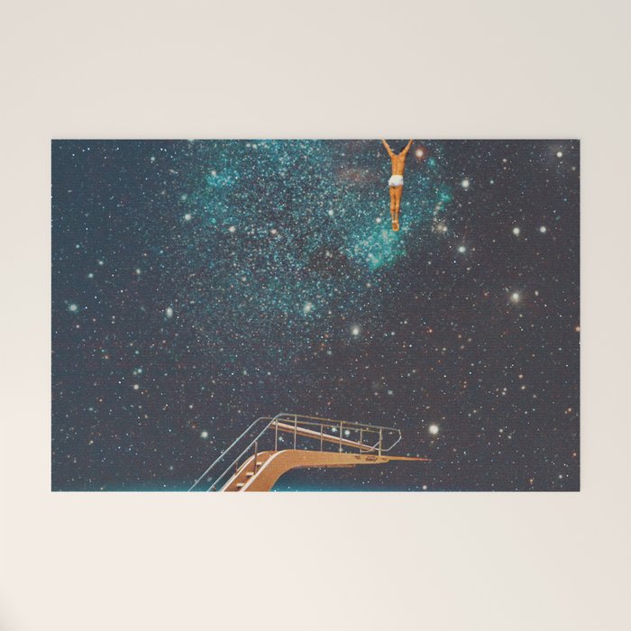 Dive into a Fresh World Welcome Mat Gallery Image 1