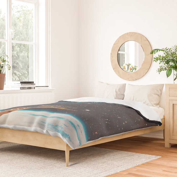 Dive into a Fresh World Duvet Cover Gallery Image 2