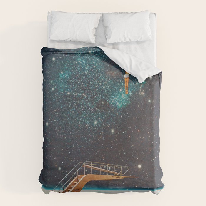 Dive into a Fresh World Duvet Cover Gallery Image 1