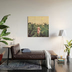 Leaves Wood Wall Art Gallery Image 2