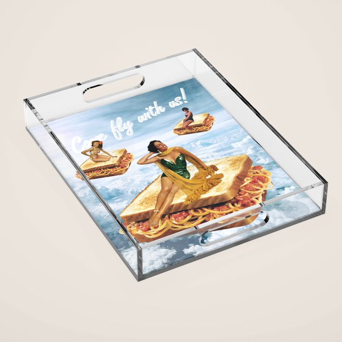 Sandwich Airlines - Come fly with us! Acrylic Tray Gallery Image 1