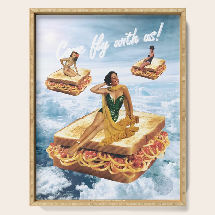 Sandwich Airlines - Come fly with us! Serving Tray Gallery Image 1