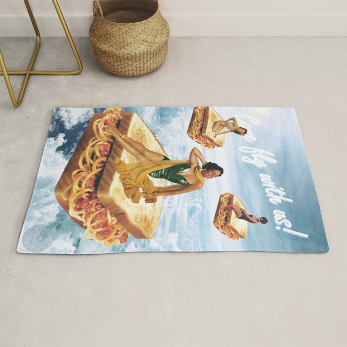 Sandwich Airlines - Come fly with us! Rug Gallery Image 1
