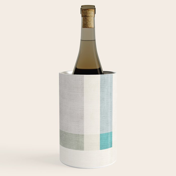 Minimalist Neutral Pastel Tones Artwork Wine Chiller Gallery Image 1