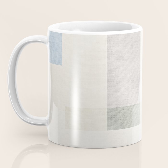 Minimalist Neutral Pastel Tones Artwork Coffee Mug Gallery Image 3
