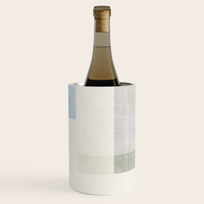 Minimalist Neutral Pastel Tones Artwork Wine Chiller Gallery Image 2